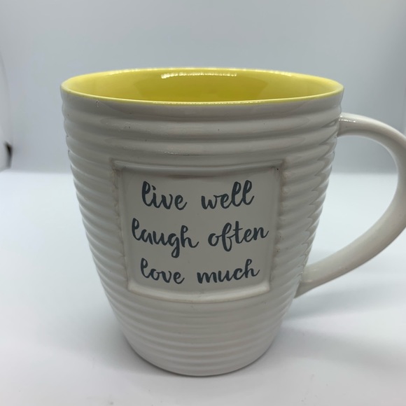 the old pottery Company Other - The Old Pottery Company Mug Yellow &  White
